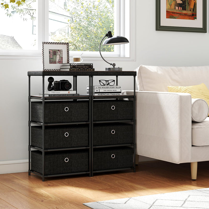 Giantex 3-Drawer Storage Cabinet Slim Storage Organizer