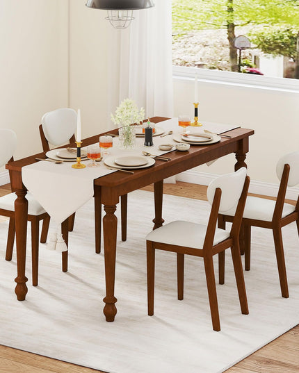 Giantex Sherpa Dining Chairs Set of 4