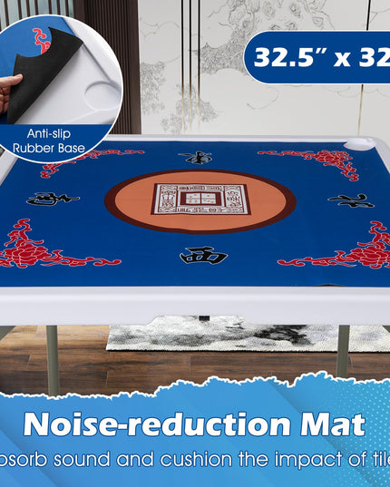 Giantex Folding Mahjong Table 35" Square Card Table