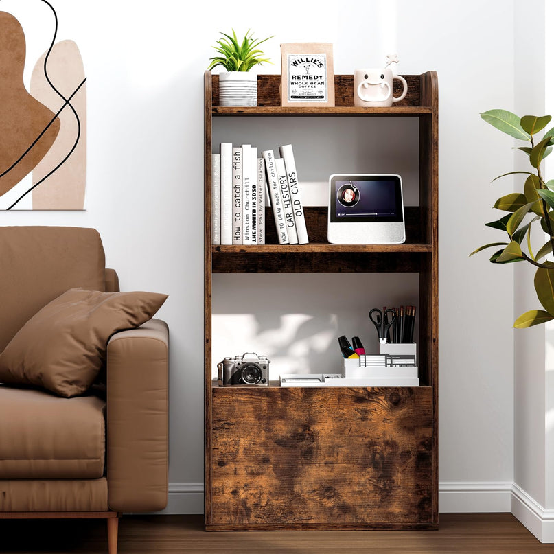 Giantex Bookshelf with Drawer for Living Room