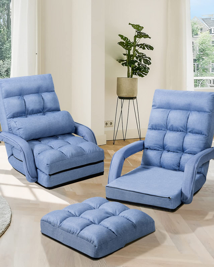 Giantex Chaise Lounge Chair Indoor Multipurpose Folding Armchair Couch Lounger