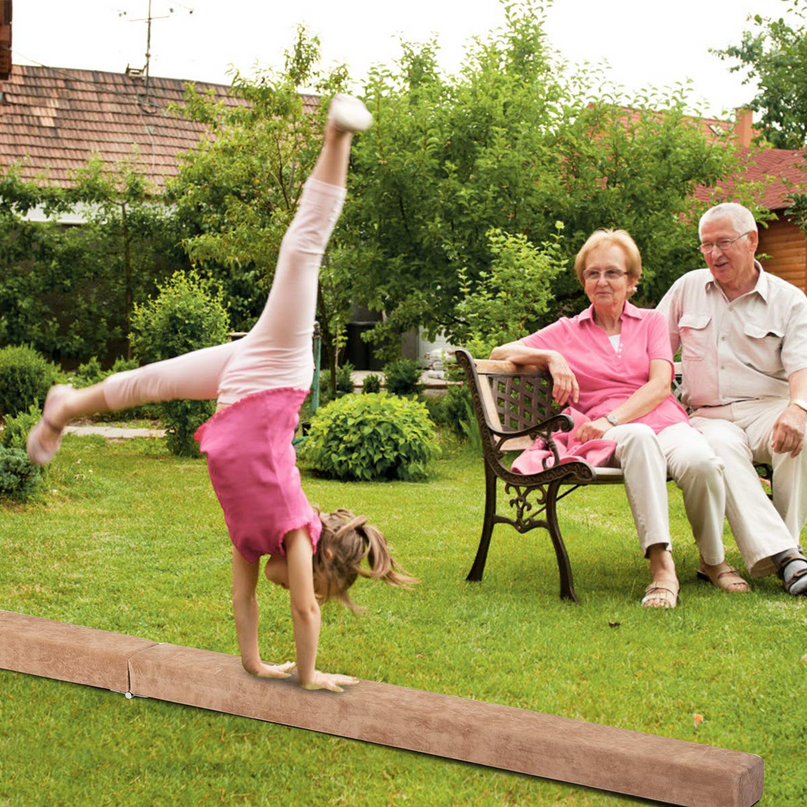 Giantex 7FT Folding Floor Balance Beam for Girls