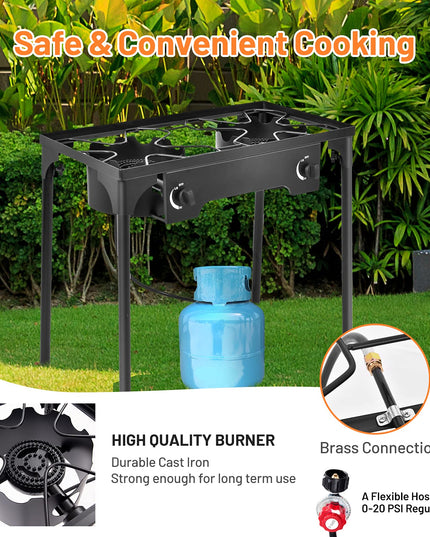 Giantex 150,000 BTU Outdoor Double Burner Stove