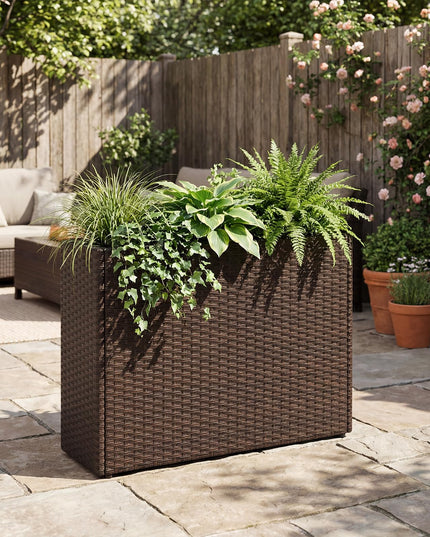 Jardinière surélevée en osier Giantex pour légumes, fleurs, herbes, balcon ou porche