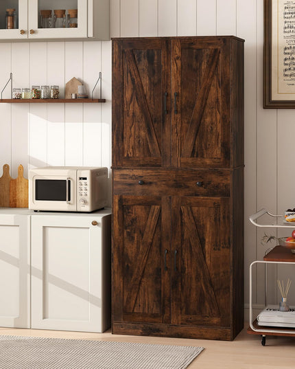 Giantex 72" Tall Kitchen Pantry Cabinet for Living Room