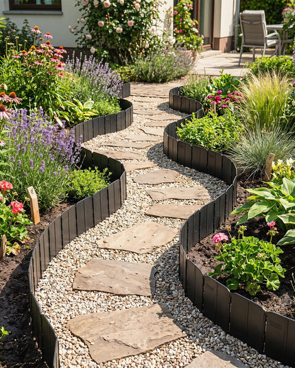 Giantex 70 Pcs Garden Landscape Edging Border