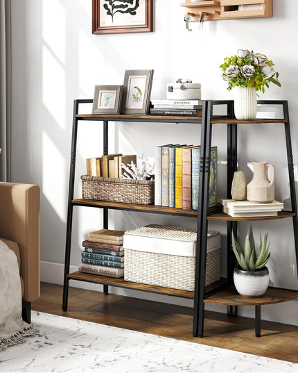 GIANTEX 3-Tier Ladder Shelf & Corner Shelf Set