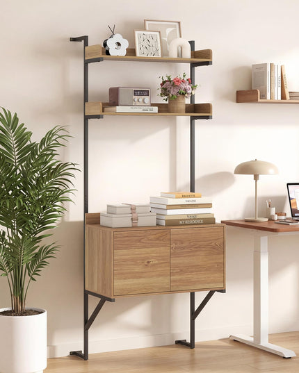 Giantex 71.5" Tall Bookshelf with Storage Cabinet(1/2)