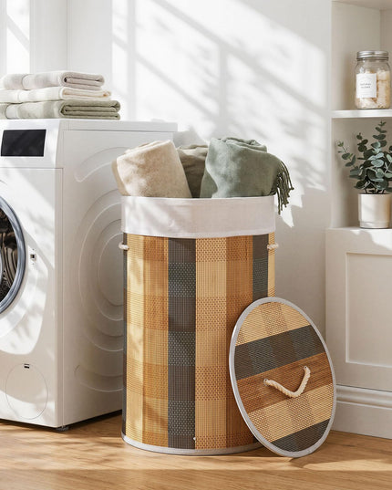 Giantex 13.2 Gal Large Capacity Clothes Hamper w/Removable & Machine-Washable Liner & 3 Handles