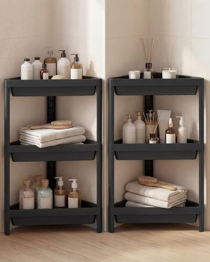 Giantex 3-Tier Corner Shelf 2-Pack Shower Caddy