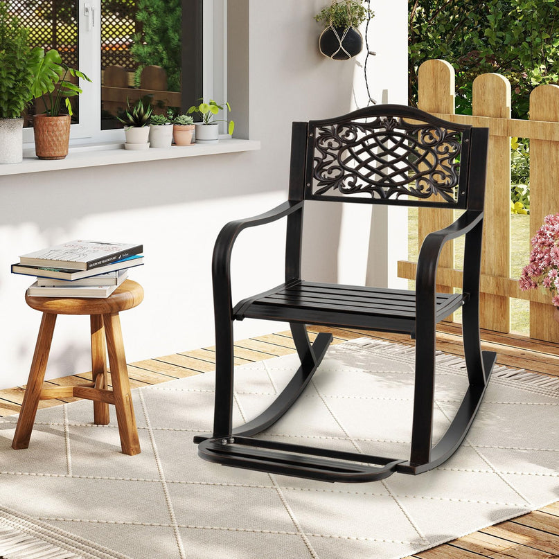 Giantex Patio Rocking Chair for Backyard