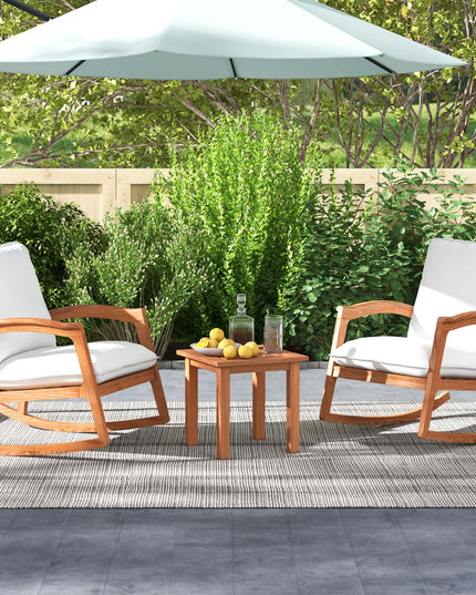 Giantex Hardwood Outdoor Side Table
