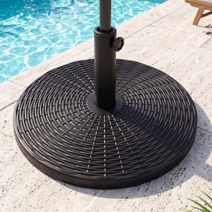 Giantex 21 lbs Patio Umbrella Base Stand Fits 1.5''-1.9'' Poles