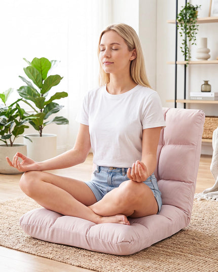 Giantex Floor Sofa Chair with 14 Adjustable Position for Meditation