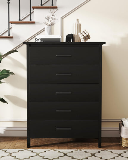 Giantex 5-Drawer Dresser for Bedroom, 41.5" Storage Cabinet with 5 Drawers