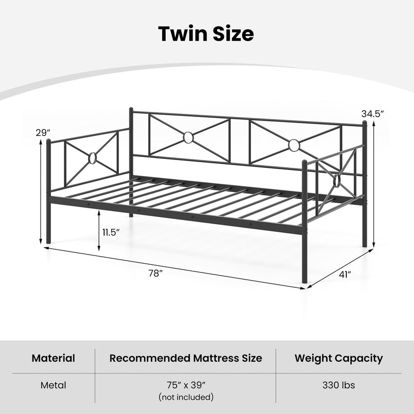 Giantex 2 in 1 Daybed Frame for Living Room