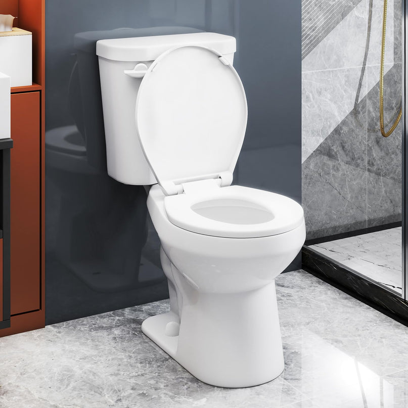 Giantex Two Piece Toilets with 17.5" ADA Comfort Height Seat