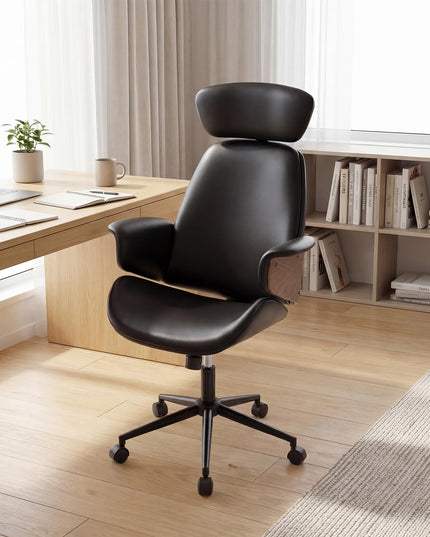 Giantex Ergonomic Office Chair with Headrest for Home Office & Study