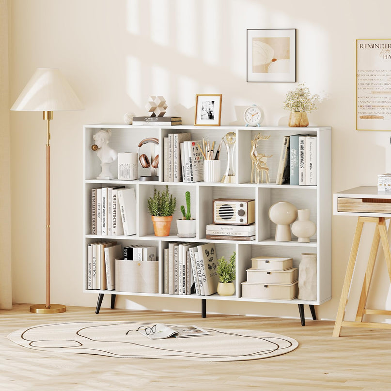 Giantex 10-Cube Bookcase (55" x 9.5" x 42")