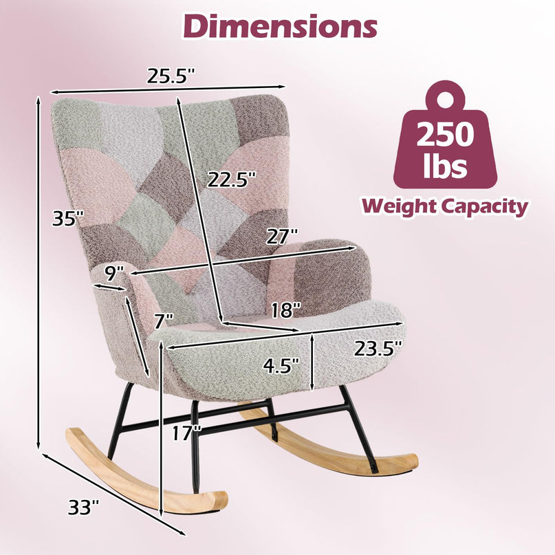 Giantex Nursery Rocking Chair for Living Room