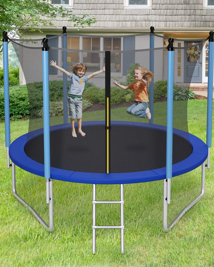 Giantex 8Ft 10Ft 12Ft 14Ft 15Ft 16Ft ASTM Certified Approved Recreational Trampolines