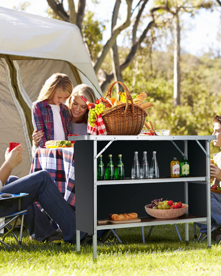 Folding Camping Table - Giantex