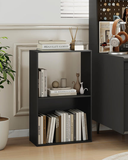 Giantex 3-Tier 2-Cube Bookcase w/Open Storage Compartment (1/2)