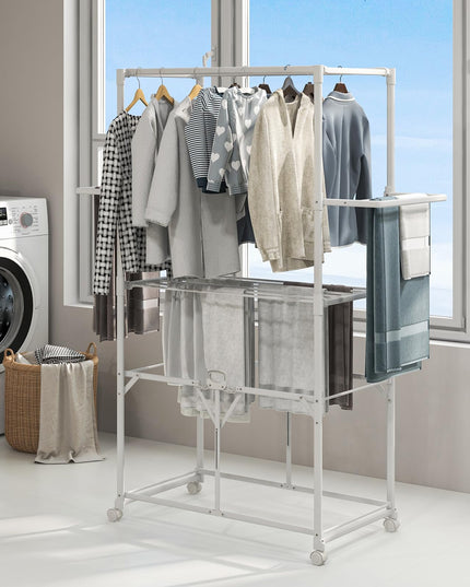 Giantex Clothes Drying Rack with Wheels