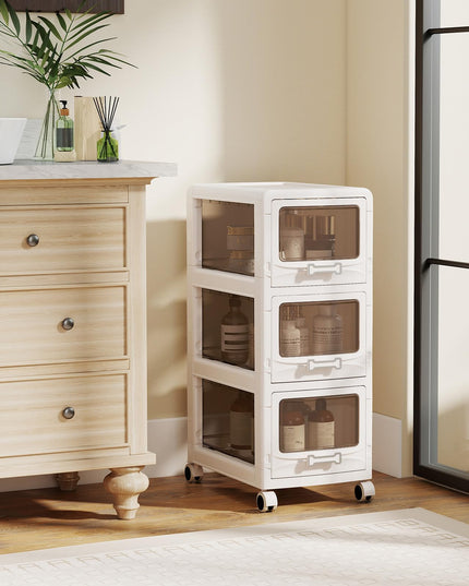 Giantex Rolling Storage Cart with Lockable Wheels
