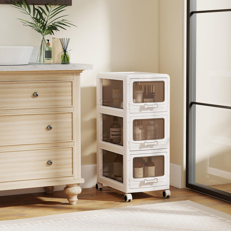 Giantex Rolling Storage Cart with Lockable Wheels