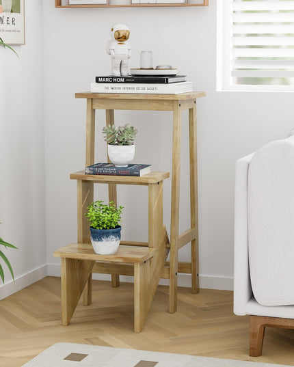 Giantex 3 Tier Folding Step Ladder for Library