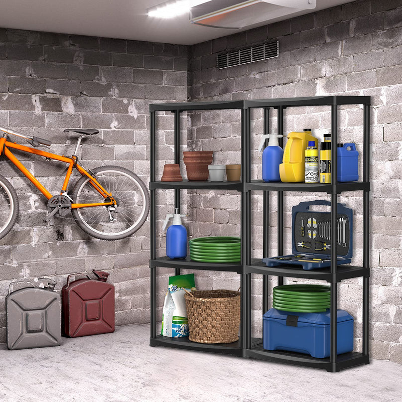 Giantex 24” x 12” x 52.5” Heavy Duty Freestanding Display Shelving Easy to Assemble