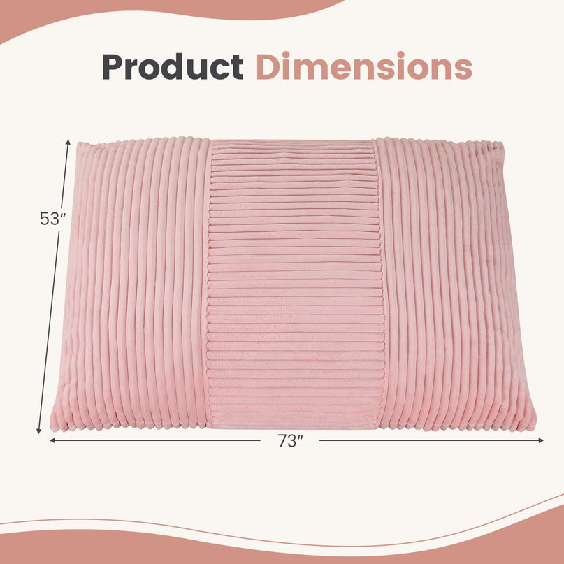 GIANTEX 3-in-1 Large Bean Bag Chair