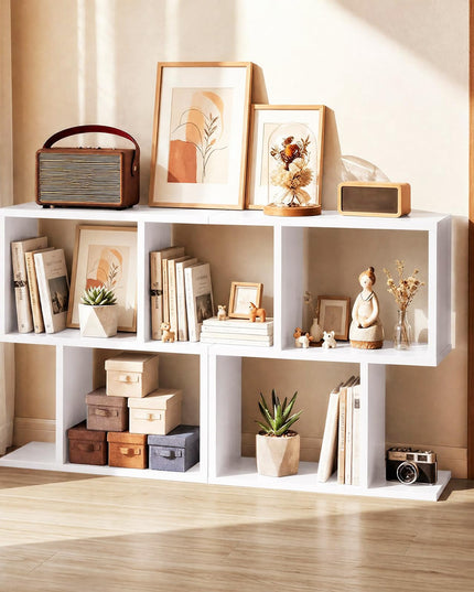Giantex 3-Tier Geometric Bookshelf (1/2)