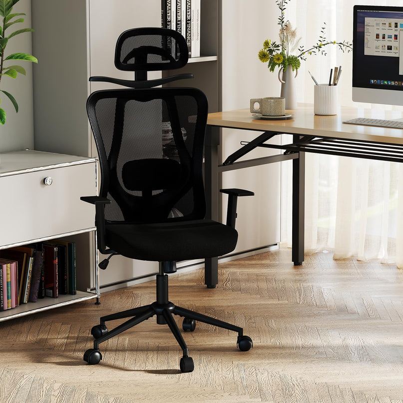 Giantex Ergonomic Desk Chair with 3D Headrest for Home Office