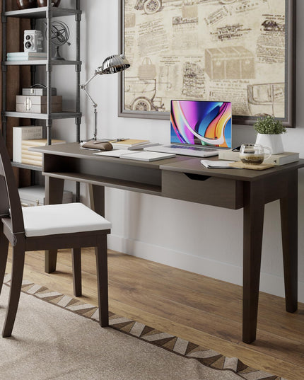 CHARMAID Vanity Table with Flip Top Mirror, 48'' Home Office Computer Desk