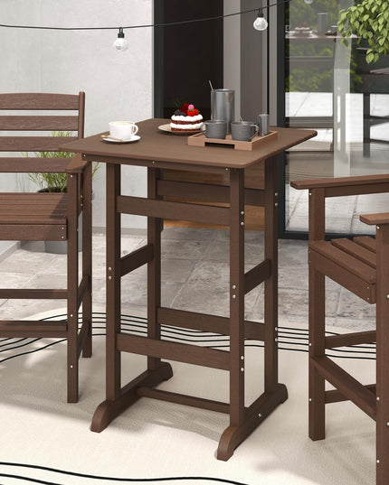 Giantex  42" Height HDPE Square Pub Table