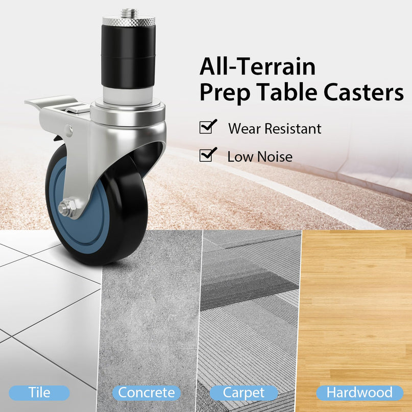 Giantex 4 Inch Caster Wheels Pack of 4