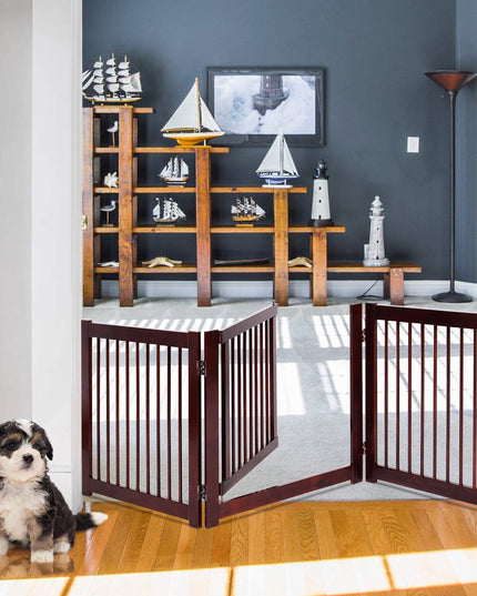 24 inch Configurable Dog Gate with Door