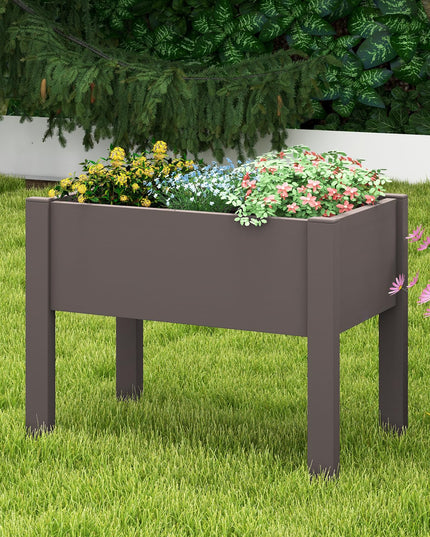Giantex Raised Garden Bed with Legs, Self-Watering Planter Box with Water Level Indicator
