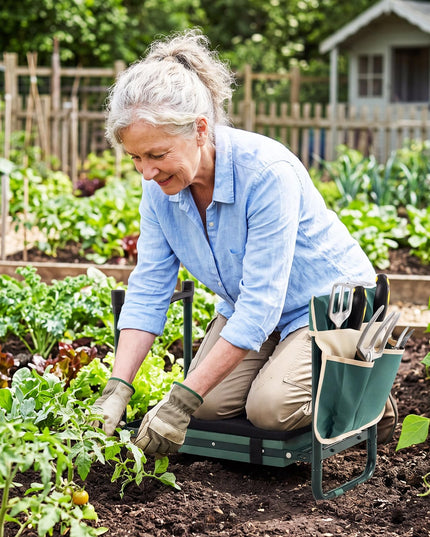 GIANTEX Heavy-Duty Garden Kneeler & Seat with 1 Bags