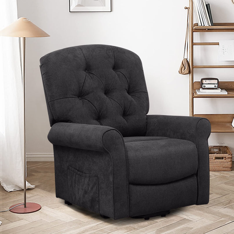Giantex Power Lift Chair Electric Recliner for Elderly, Adjustable Backrest Footrest