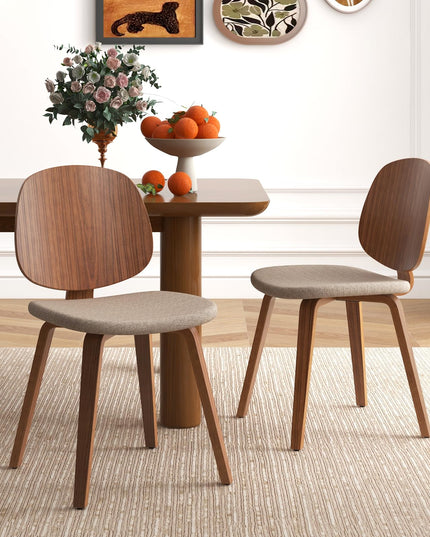 Giantex Wooden Dining Chairs Set of 2/4 for Living Dining Room