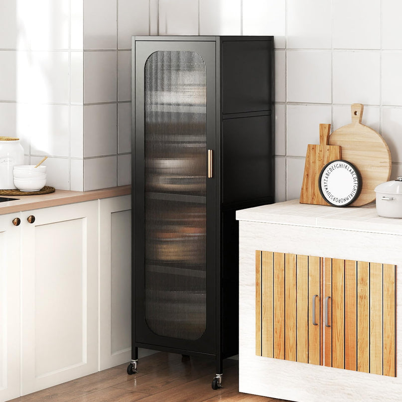 Armoire de rangement mobile à 5 niveaux Giantex