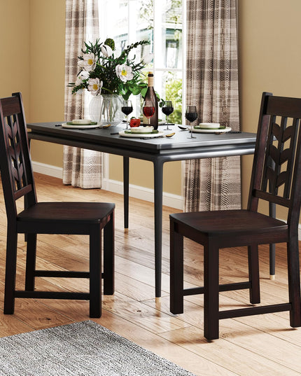 Giantex Wooden Dining Chairs Set of 2/4