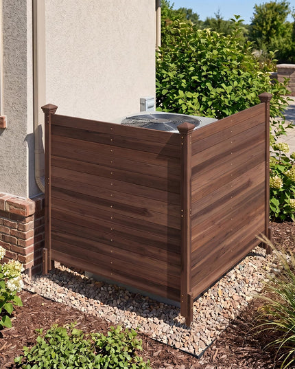 Giantex Wooden Privacy Fence with Stakes (47" W x 45.5" H)