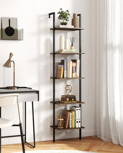 Giantex 5 Tier Ladder Shelf for Living Room Bedroom Home Office