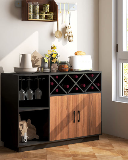 Giantex Buffet Sideboard, Wine Bar Base Cabinet 45”X15”x32”