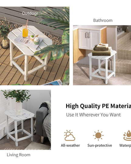 Side Table Outdoor Small Patio Table 18inch Adirondack Table