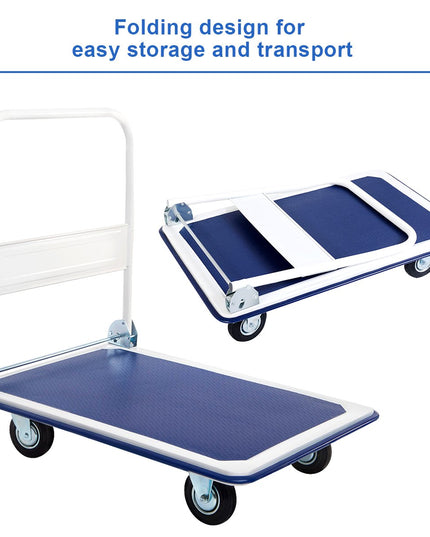 5 660lbs Platform Cart Dolly - Giantex